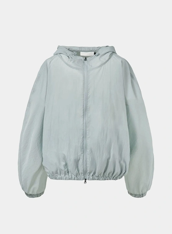 Ветровка AMOMENTO Sheer Nylon Raglan Hooded Blue