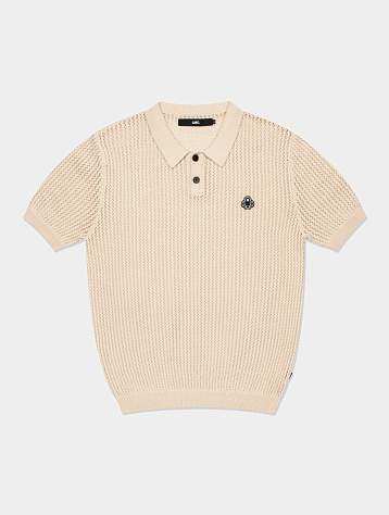 Рубашка LMC Mesh Knit Polo Shirt Ivory