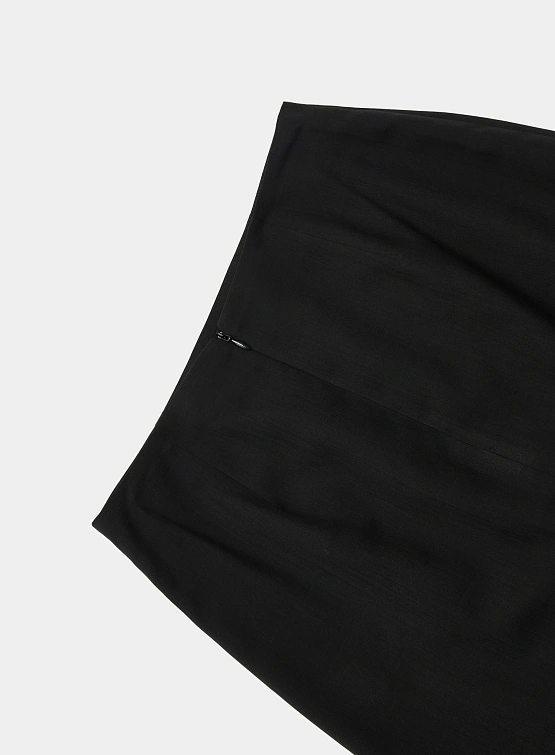 Женская юбка AMOMENTO Sheer Maxi Long Skirt Black