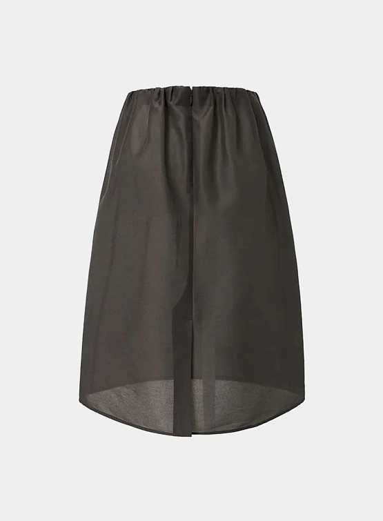 Женская юбка AMOMENTO Shirring Organza Charcoal