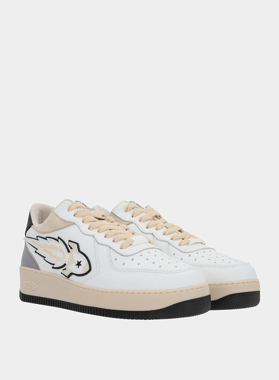 Кеды Enterprise Japan New Drop M Low Nabuk White/Black