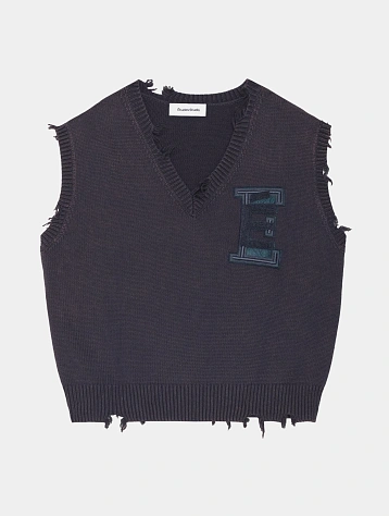 Жилет Études Short Sleeves V-neck Navy