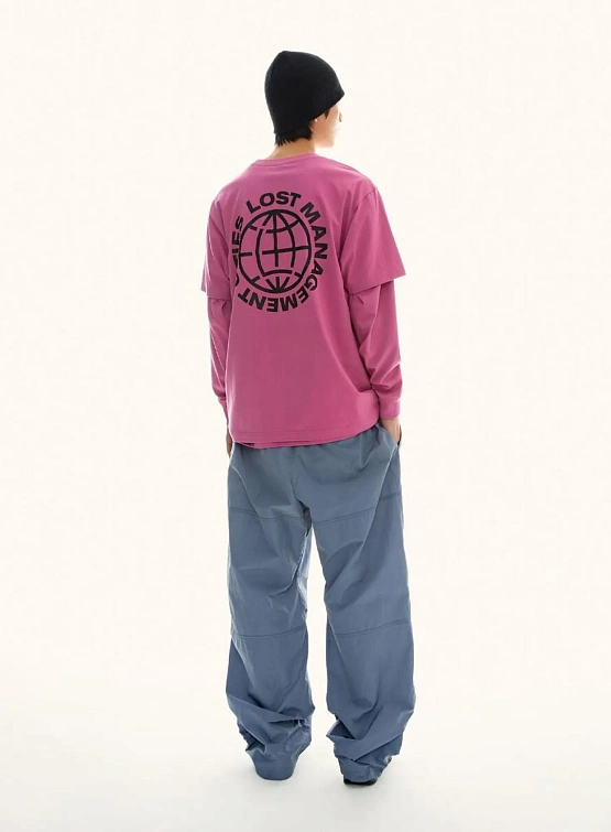 Футболка LMC OG Combo Tee Dark Pink