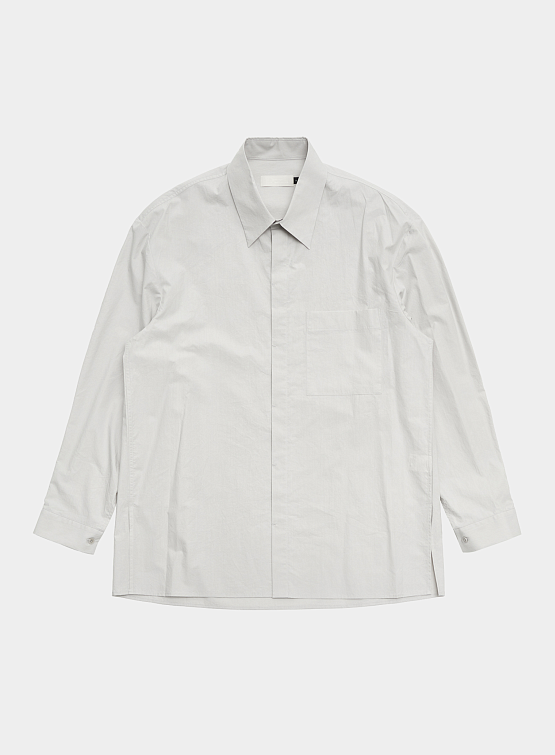 Рубашка AMOMENTO Square Pocket Oversized Shirts Grey