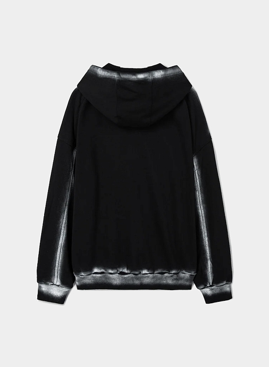 Худи JUUN.J Painter Dyed Hoodie Black