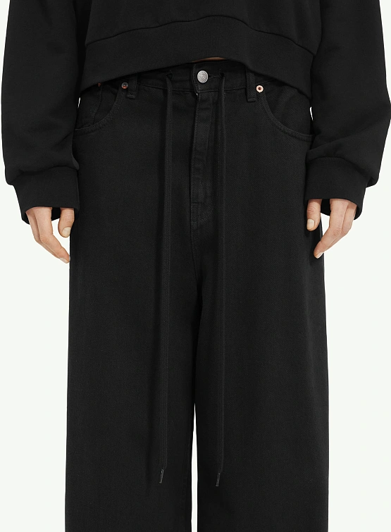 Женские джинсы MM6 Maison Margiela Wide Leg Black
