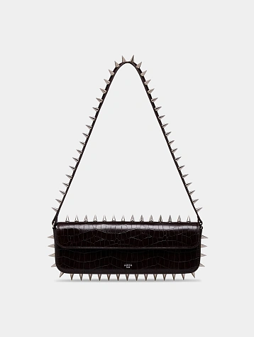 Сумка ABRA Spike Baguette Brown