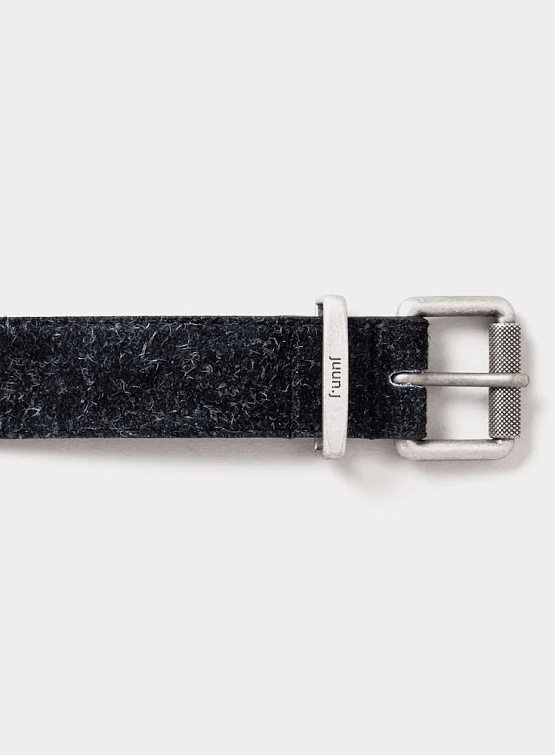 Ремень JUUN.J Nubuck Leather Belt Ash