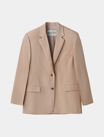 Женский пиджак Recto Signature Single Breasted Suit Peach