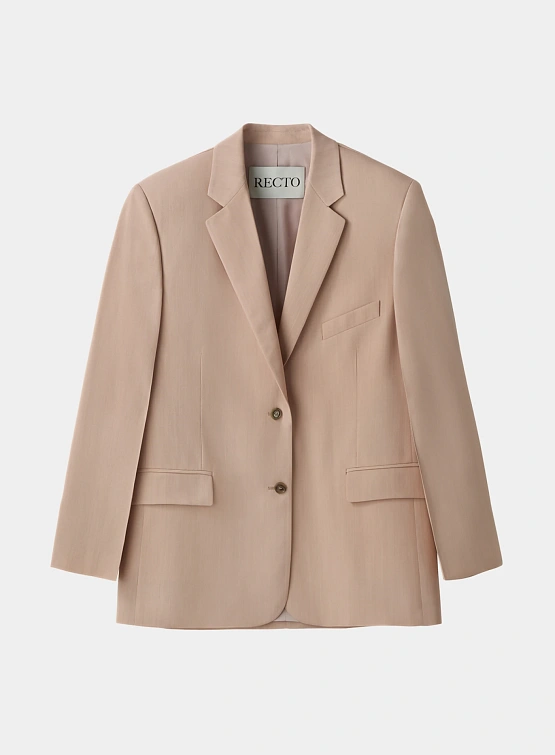 Женский пиджак Recto Signature Single Breasted Suit Peach