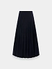 Женская юбка UNDERCOVER Cotton Gabber Pleated Skirt Navy