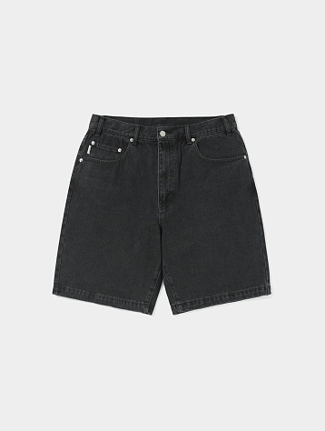 Шорты thisisneverthat Washed Denim Short Black