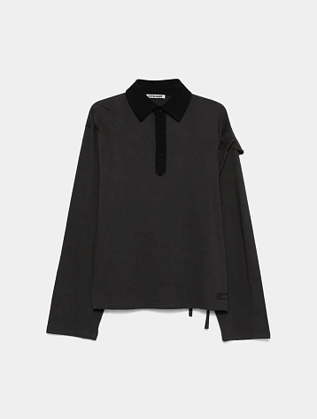 Женское Поло Ottolinger Polo L/S Black