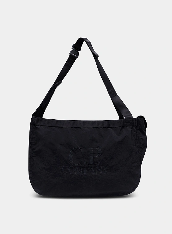Сумка C.P. Company Plain Paper Touch Zipped Bag Black