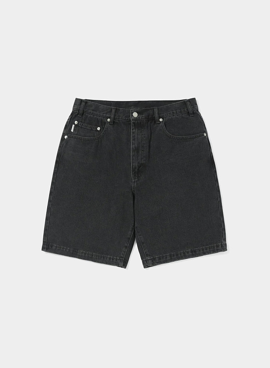 Шорты thisisneverthat Washed Denim Short Black