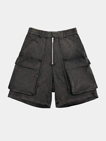 Шорты ARNODEFRANCE Rave Cargo Washed Black