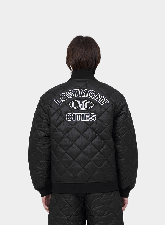 Стеганая куртка LMC Oval Quilted Jacket Black