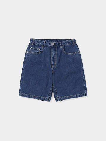 Шорты thisisneverthat Washed Denim Short Blue