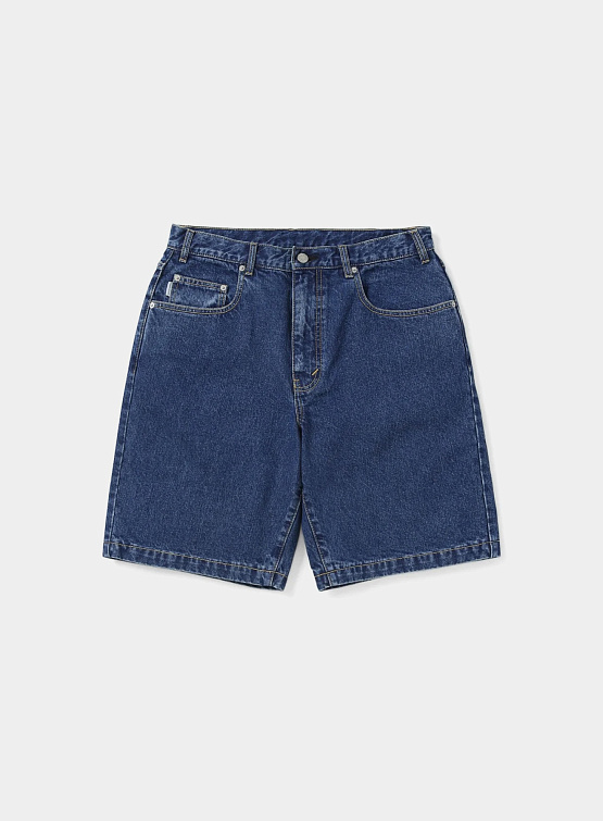 Шорты thisisneverthat Washed Denim Short Blue