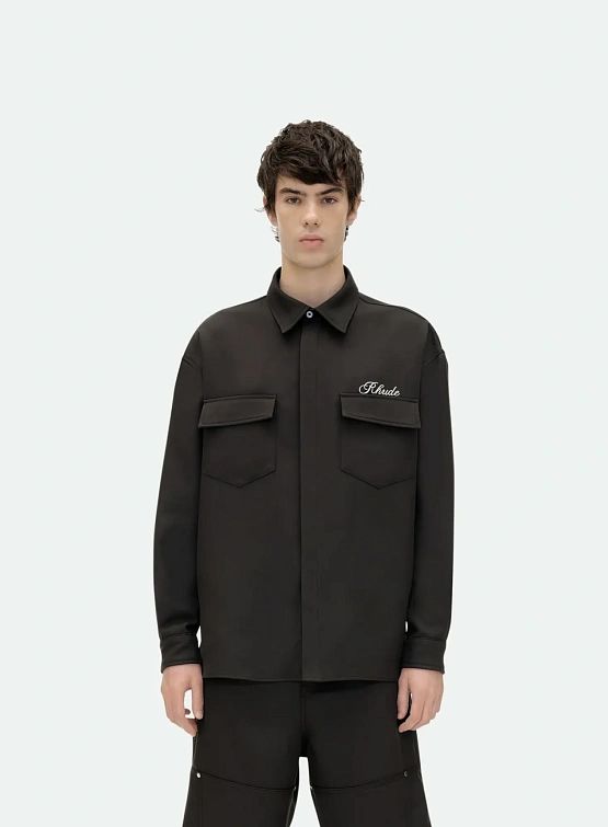 Овершот RHUDE Boxy LS Work Black