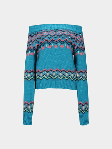 Женский джемпер Andersson Bell Tako Nordic Knit Top Blue