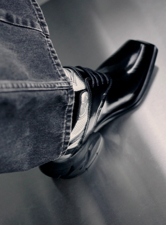 Туфли-дерби Remagine Hybrid Starting Blocks Black