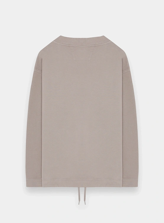 Свитшот C.P. Company Diagonal Fleece Boxy Vintage Khaki