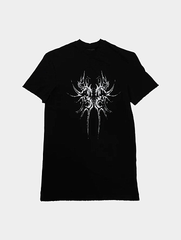 Женское платье Han Kjøbenhavn Butterfly Tribal Distressed Tee Dress Black