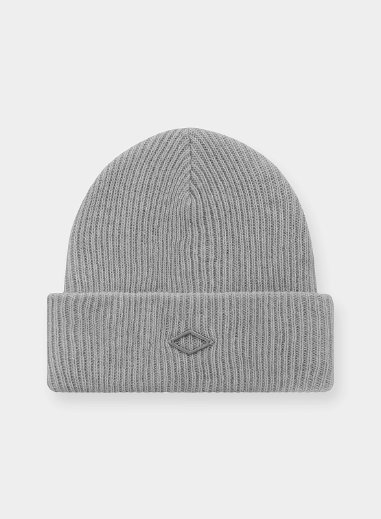 Шапка Han Kjøbenhavn Diamond Plaque Beanie Ash Grey