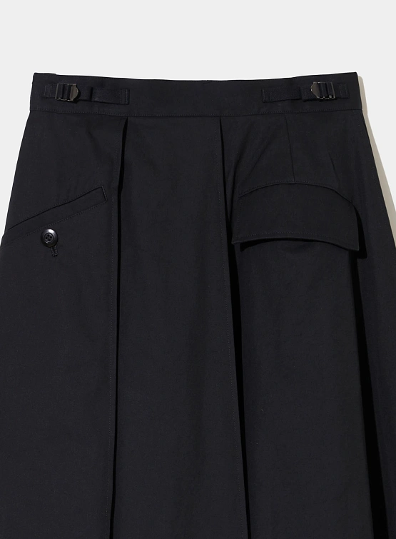 Женская юбка UNDERCOVER Cotton Gabber Army Skirt Black