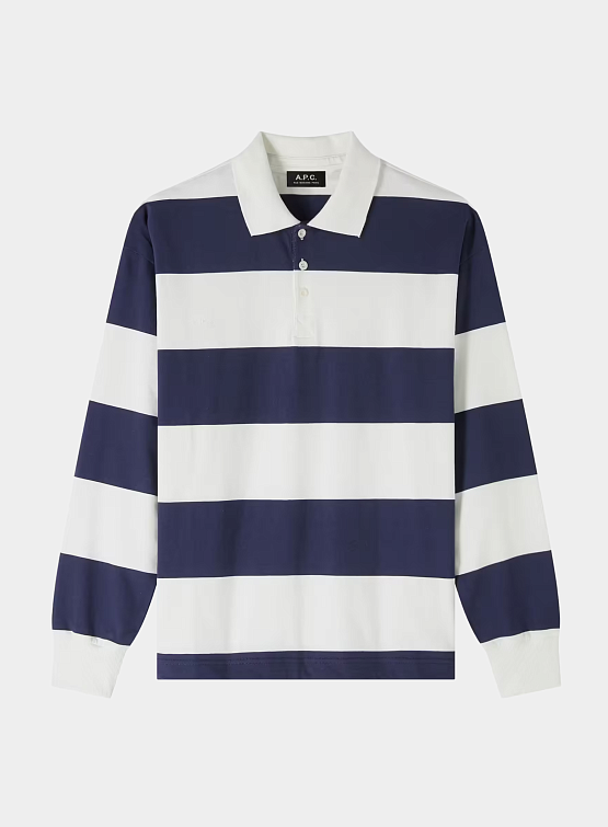 Поло A.P.C. Riley Polo Dark Navy