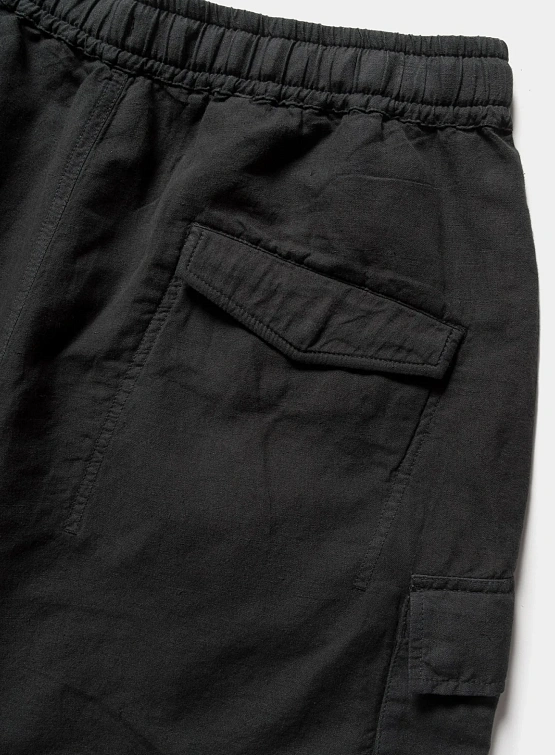 Шорты MAHARISHI 6082 Hemp Cargo Asym Track Black