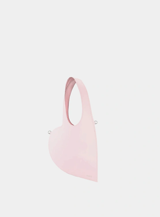 Женская Сумка Coperni Crossbody Baby Heart Tote Pink