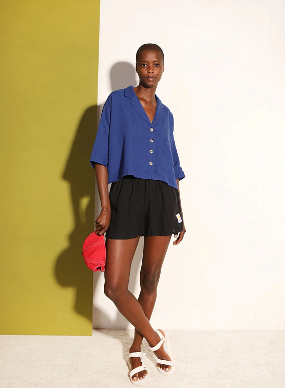 Женские шорты LF Markey Basic Linen Shorts Black