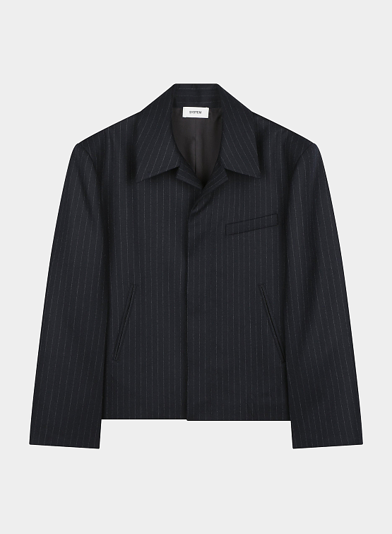Пиджак System Pinstripe Shorts Dark Navy