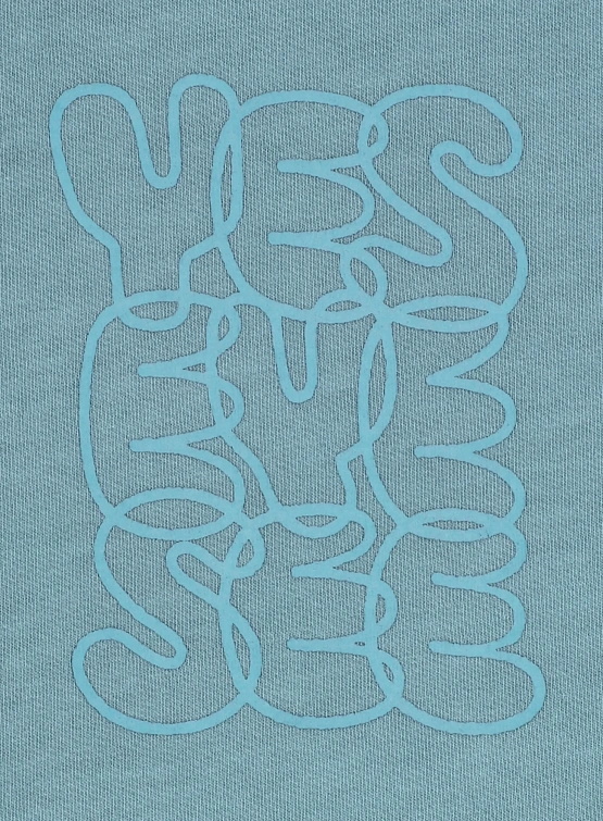 Лонгслив YESEYESEE C-Logo Pigment L/S Blue