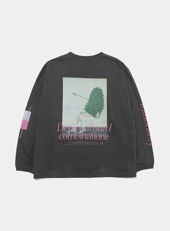 Лонгслив F/CE. Hidden Identity BY M.Enomoto Type-B Charcoal