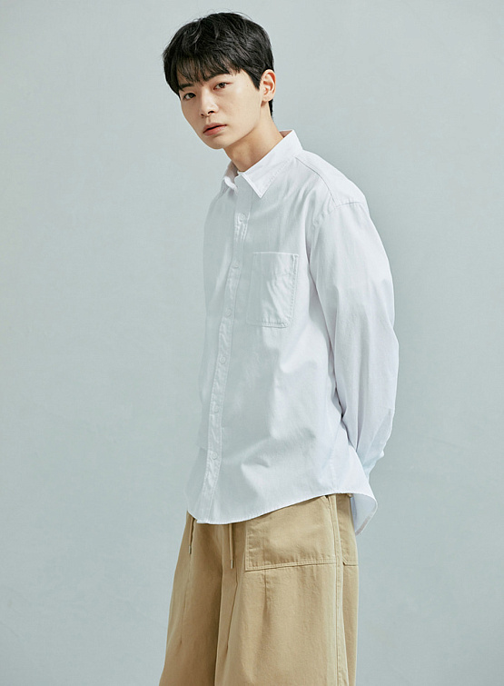 Рубашка FrizmWORKS Og Oxford Oversized Shirt White