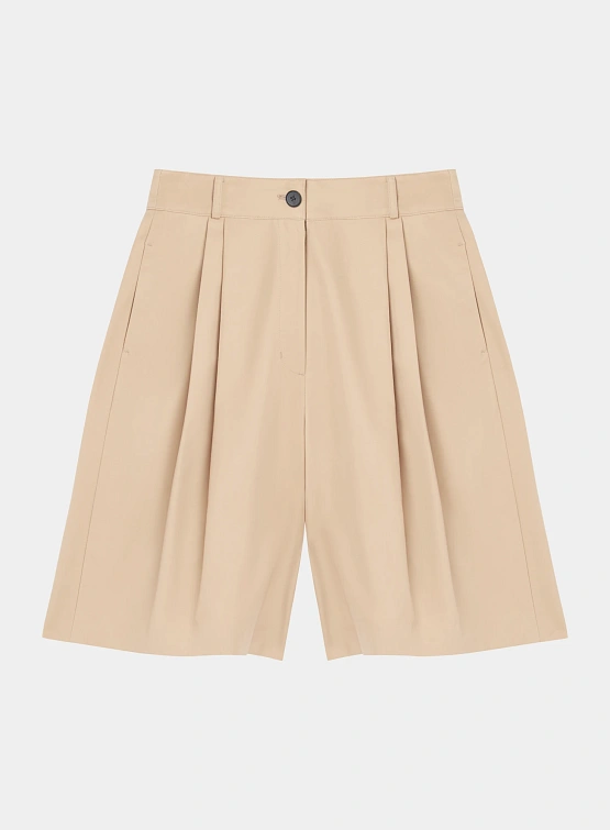 Женские шорты EPINGLER Cotton Blended Bermuda Beige