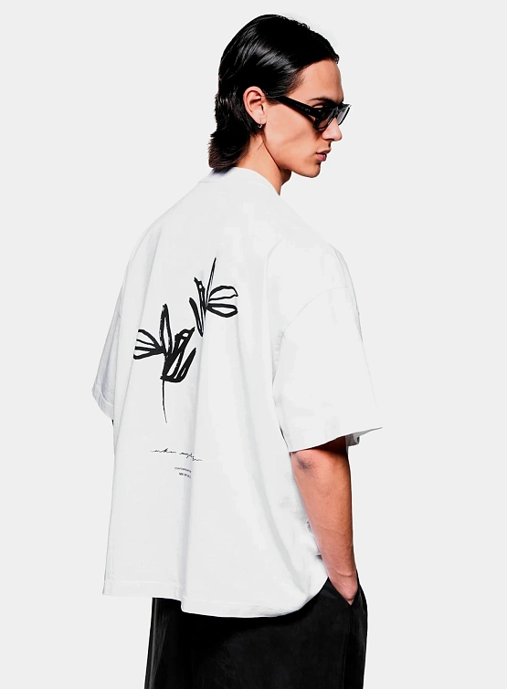 Футболка MKI MIYUKI ZOKU INK Flower White