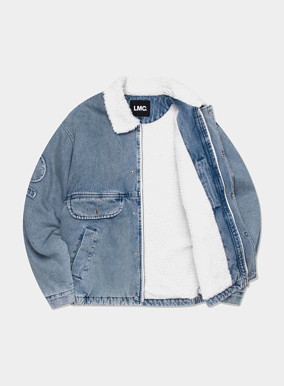 Джинсовая куртка LMC WP Denim Sherpa Jacket Blue