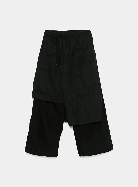 Брюки MAHARISHI 6027 Asym Hakama Cargo Track Black
