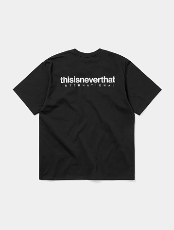 Футболка thisisneverthat INTL. Logo Tee Black