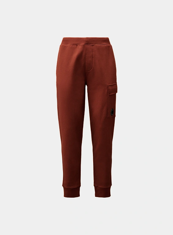 Брюки C.P. Company Diagonal Raised Fleece Lens Sable