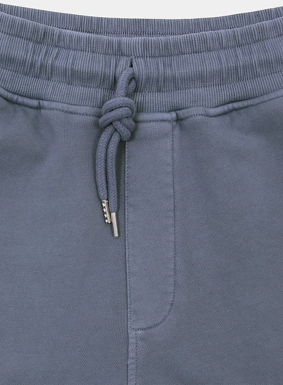 Шорты C.P. Company Cotton Diagonal Fleece Cargo Stormy Weather