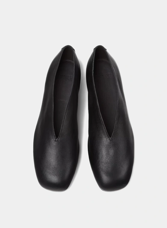 Женские балетки Camper Casi Myra Leather Black