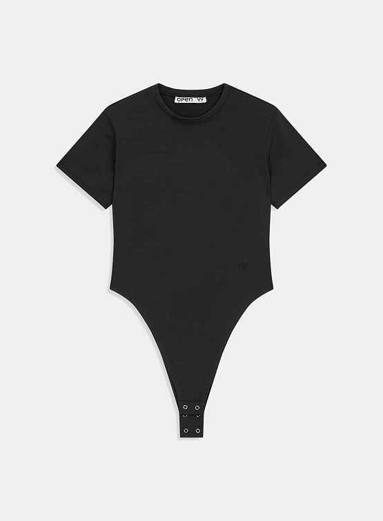 Боди женское OPEN YY Basic Bodysuit Black