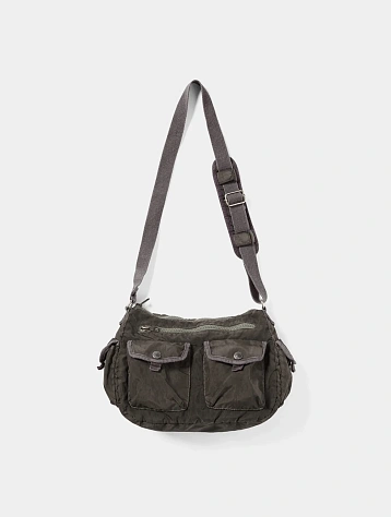 Сумка thisisneverthat Overdyed Shoulder Bag Light Charcoal