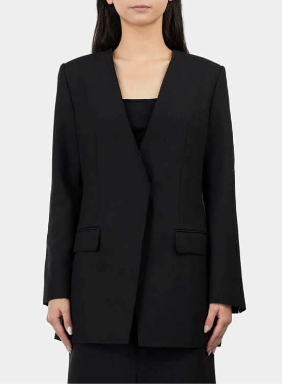 Женский пиджак MSGM Blazer Asimmetrico Black