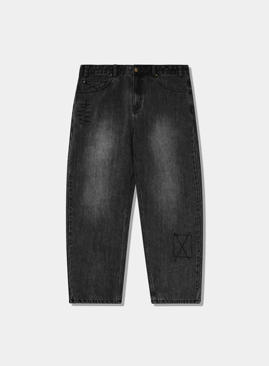 Джинсы Butter Goods Stitch Jeans Distressed Grey